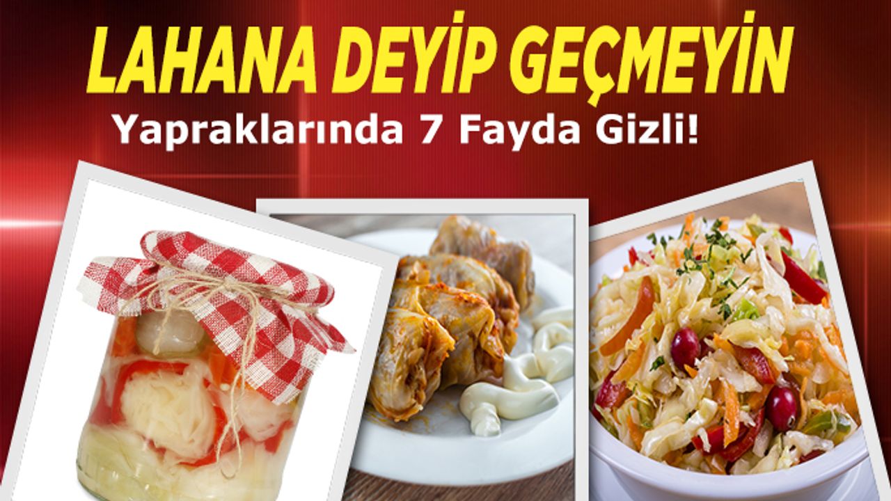 Lahana Deyip Geçmeyin Yapraklarında 7 Fayda Gizli!