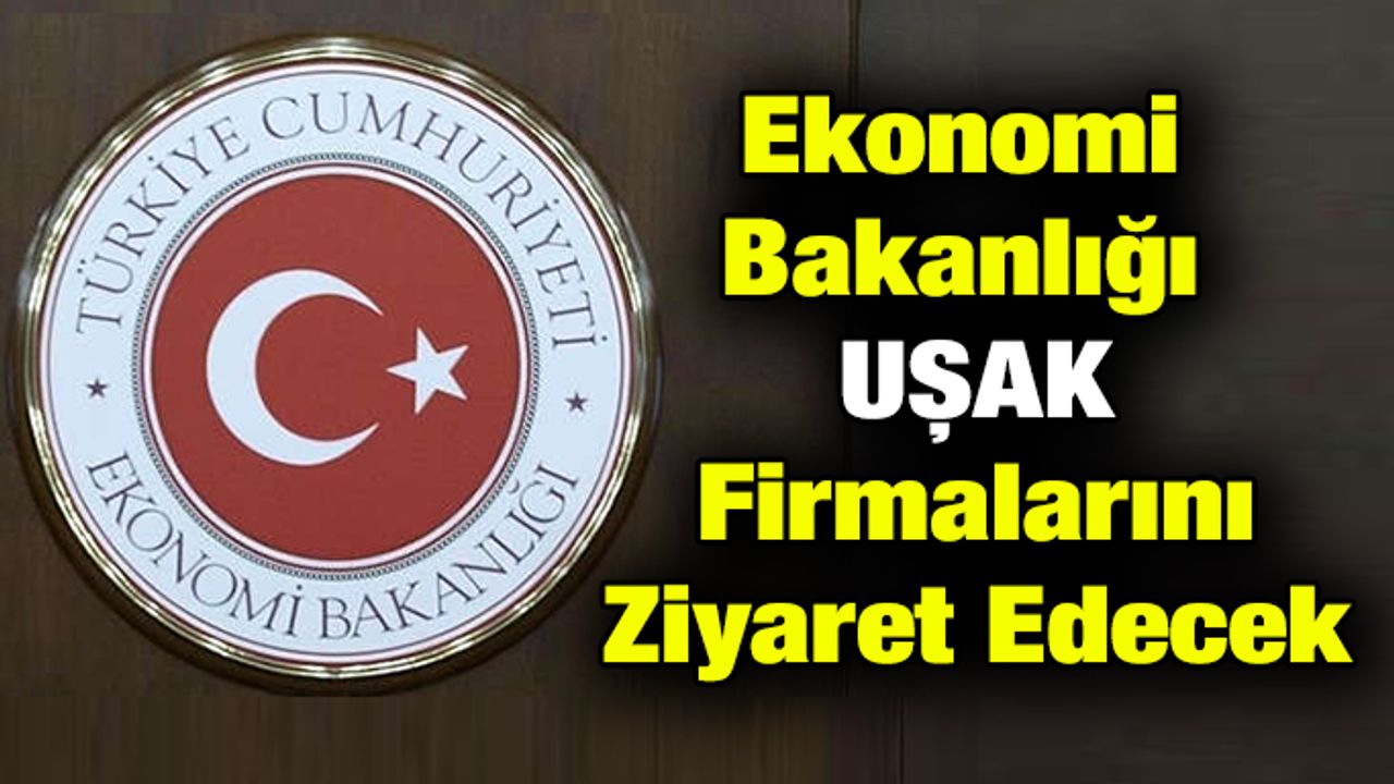 Ekonomi Bakanlığı Yetkilileri Uşak’lı Firmalar ile Görüşecek