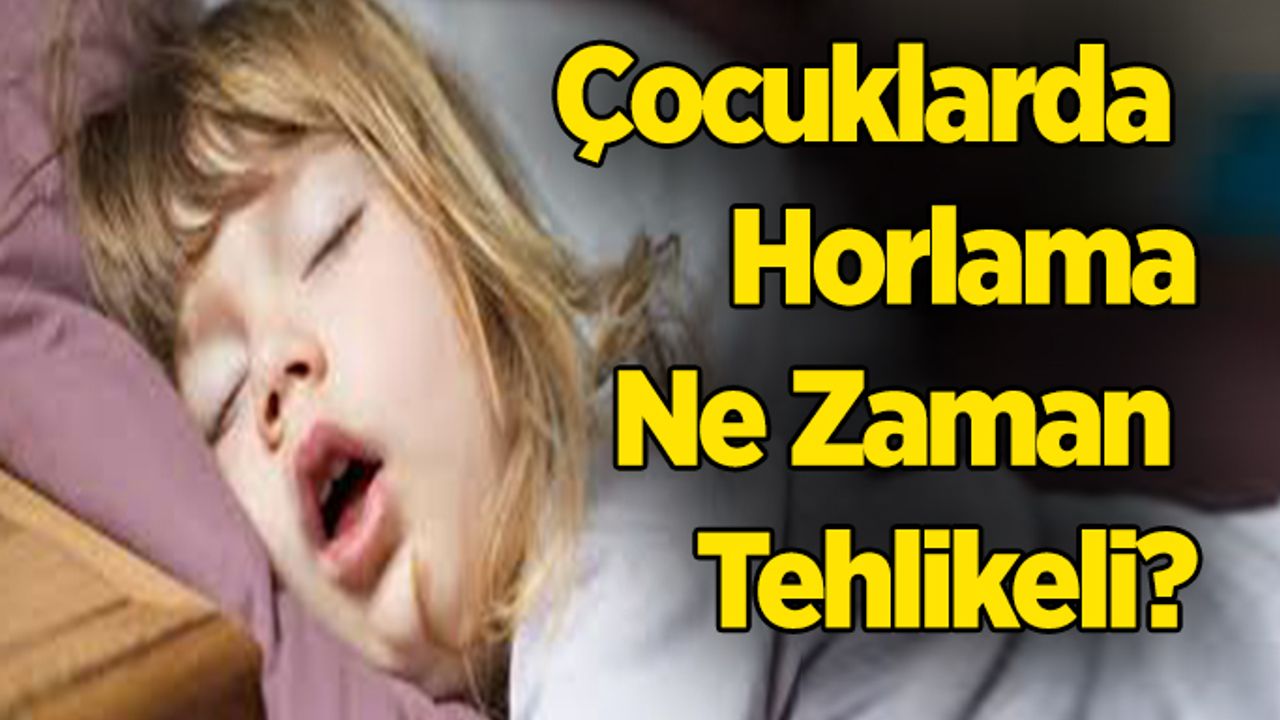 En sık görülen nedeni geniz eti büyümesi