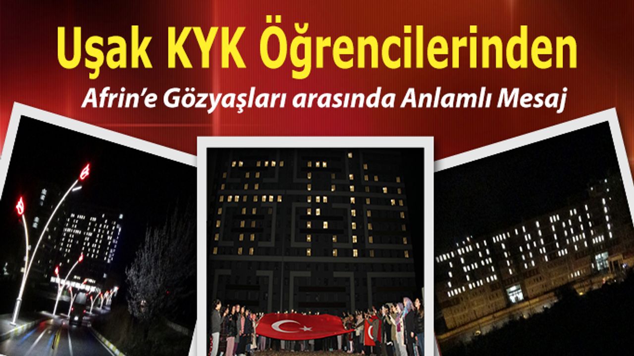 Uşak KYK Öğrencileri Gözyaşlarına Hakim Olamadı