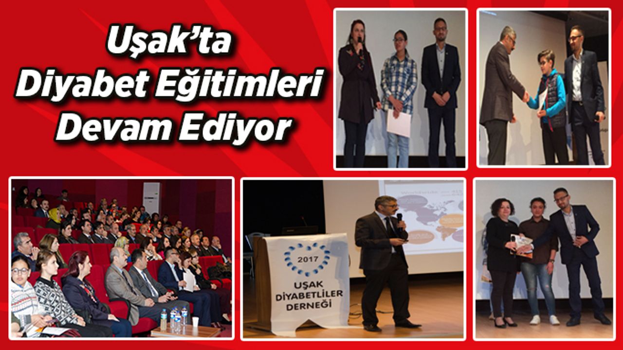 Uşak’ta Diyabet Eğitimleri Devam Ediyor