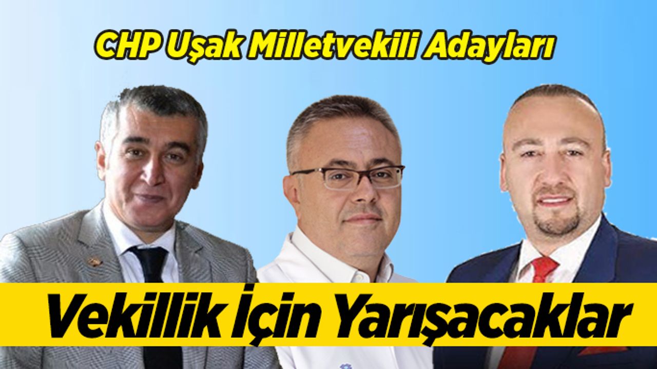 CHP Uşak Milletvekili Adayları Belli Oldu