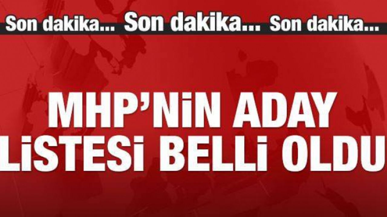 MHP 24 Haziran 2018 Uşak Milletvekili Adayları