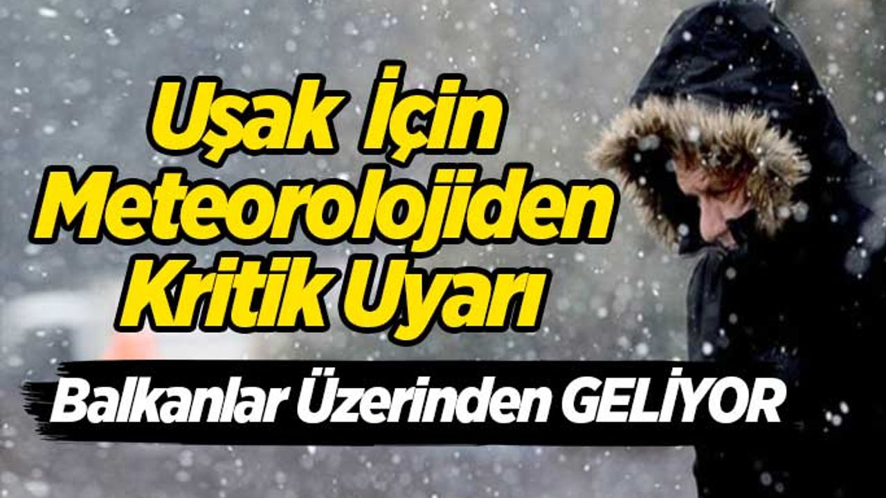 Meteoroloji uyardı, Balkanlar üzerinden geliyor