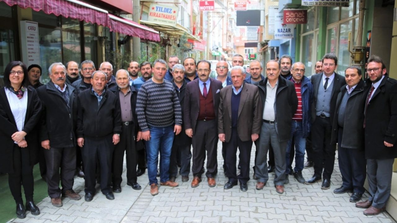 Uşak'lı Muhtarlar Başkan Cahan’ı Unutmadı