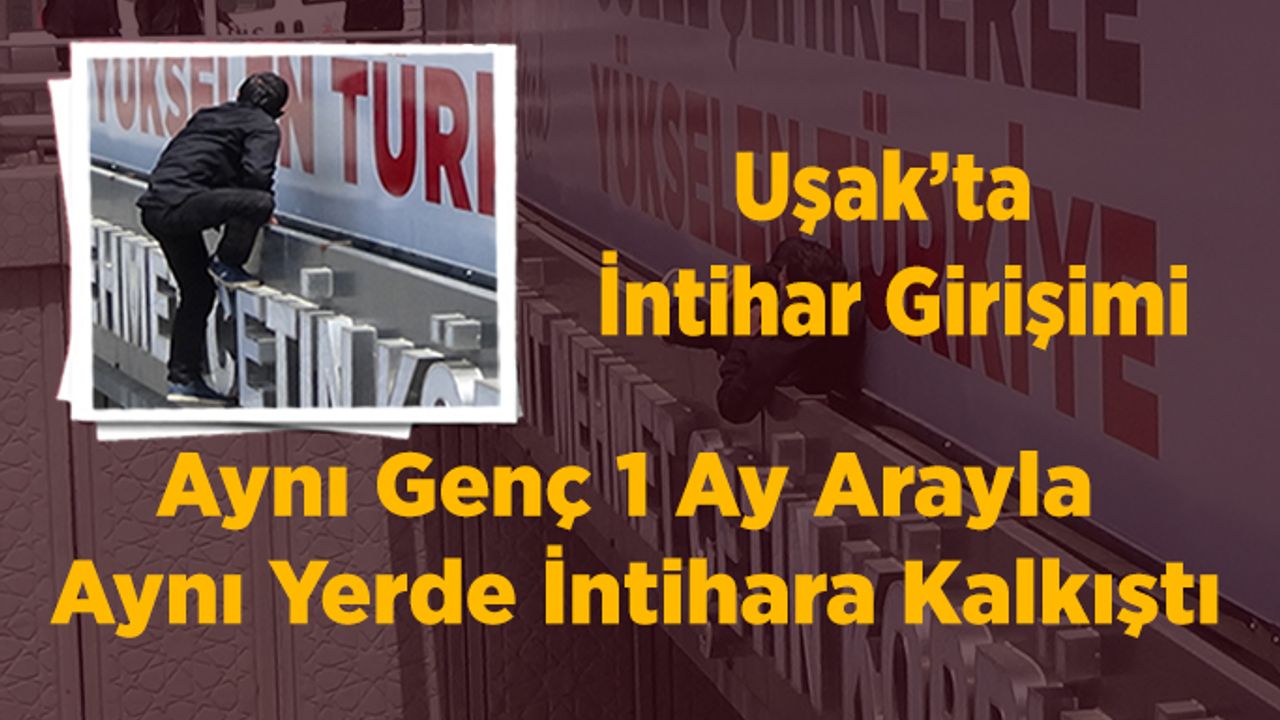 Uşak'ta Otogar Kavşağı Yine İntihar Girişimine Sahne Oldu