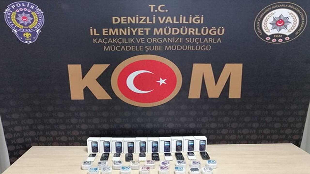 Denizli’de kaçak dezenfektan ve elektronik eşya operasyonu