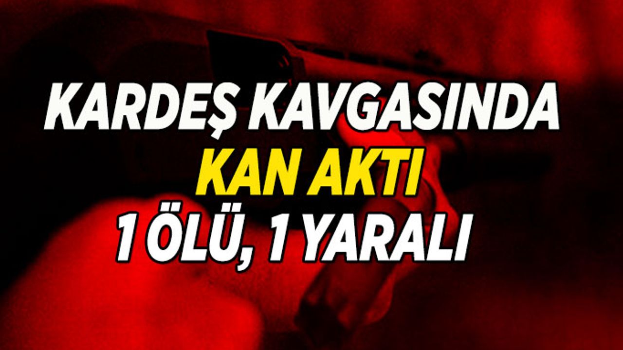 Kardeş Kavgasında Kan Aktı: 1 Ölü, 1 Yaralı