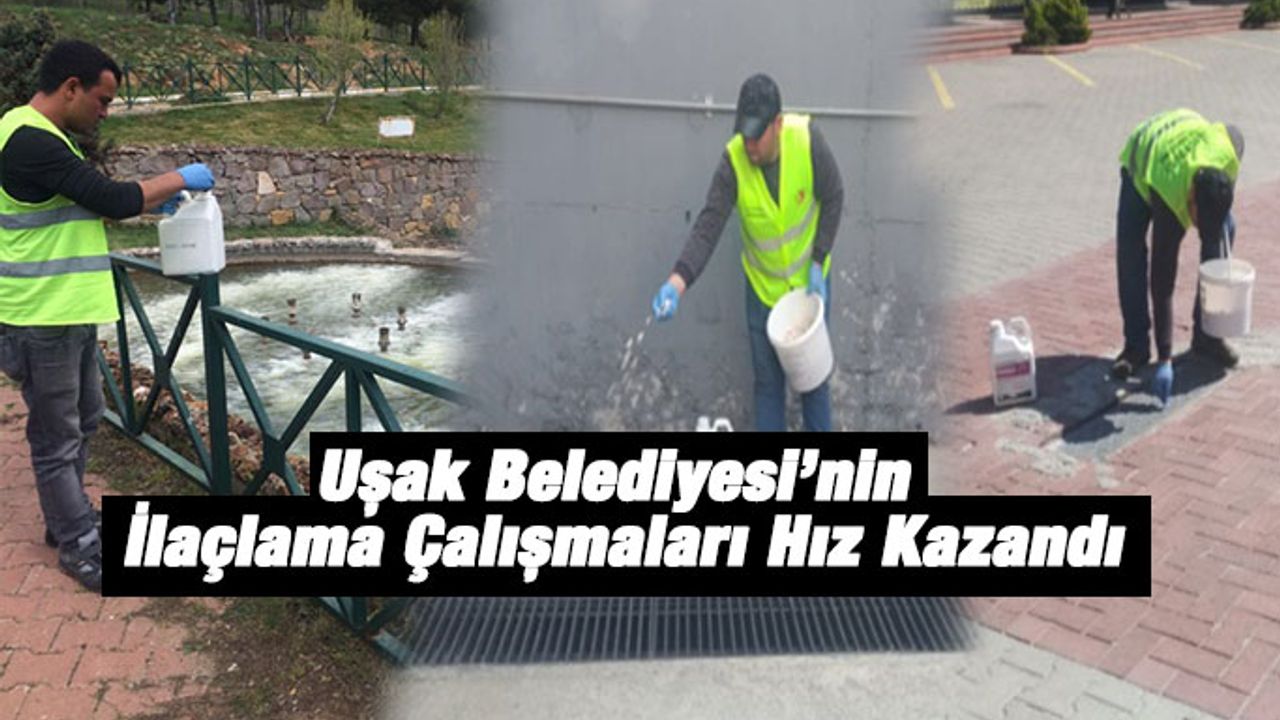 Uşak Belediyesi’nin İlaçlama Çalışmaları Hız Kazandı