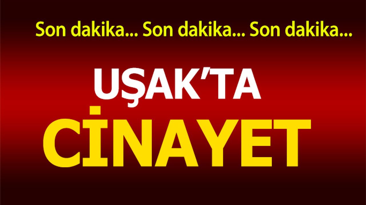Uşak’ta Cinayet, Husumetli Olduğu İddia Edilen Amcaoğlunu Öldürdü