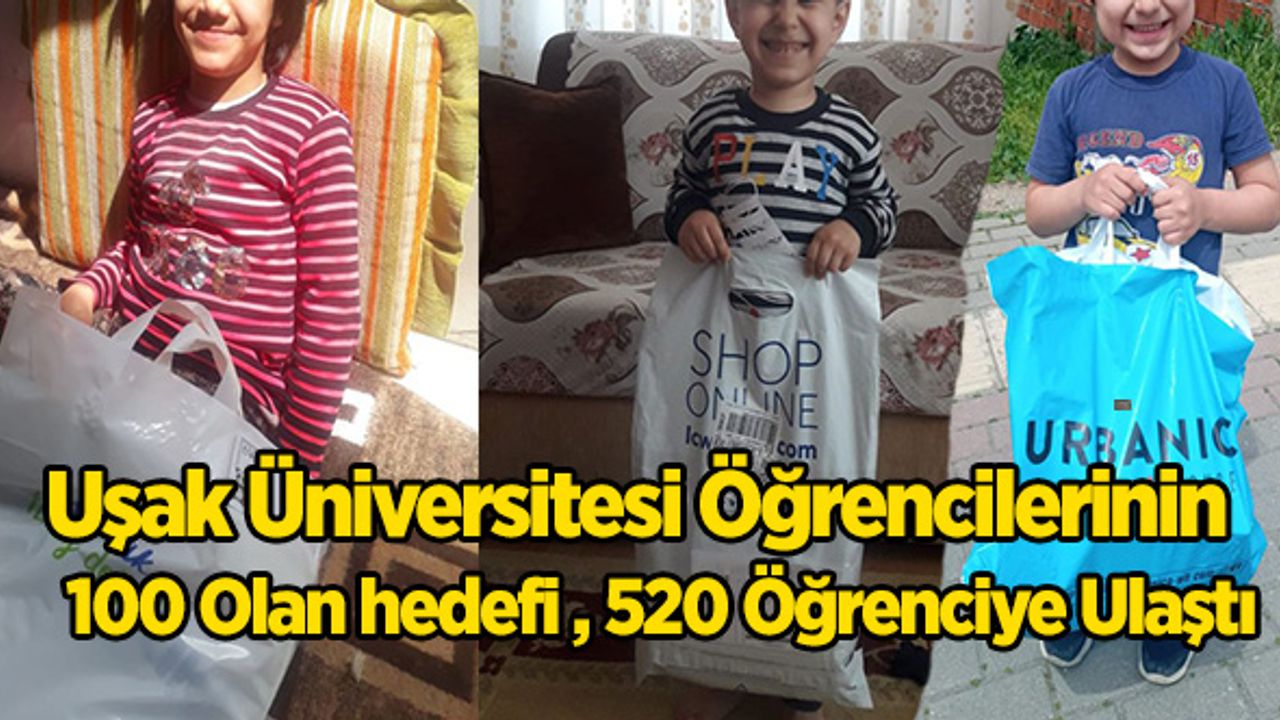 Uşak Üniversitesi Öğrencilerinin Hedefi 100 Öğrenciydi, 520 Öğrenciye Ulaştılar