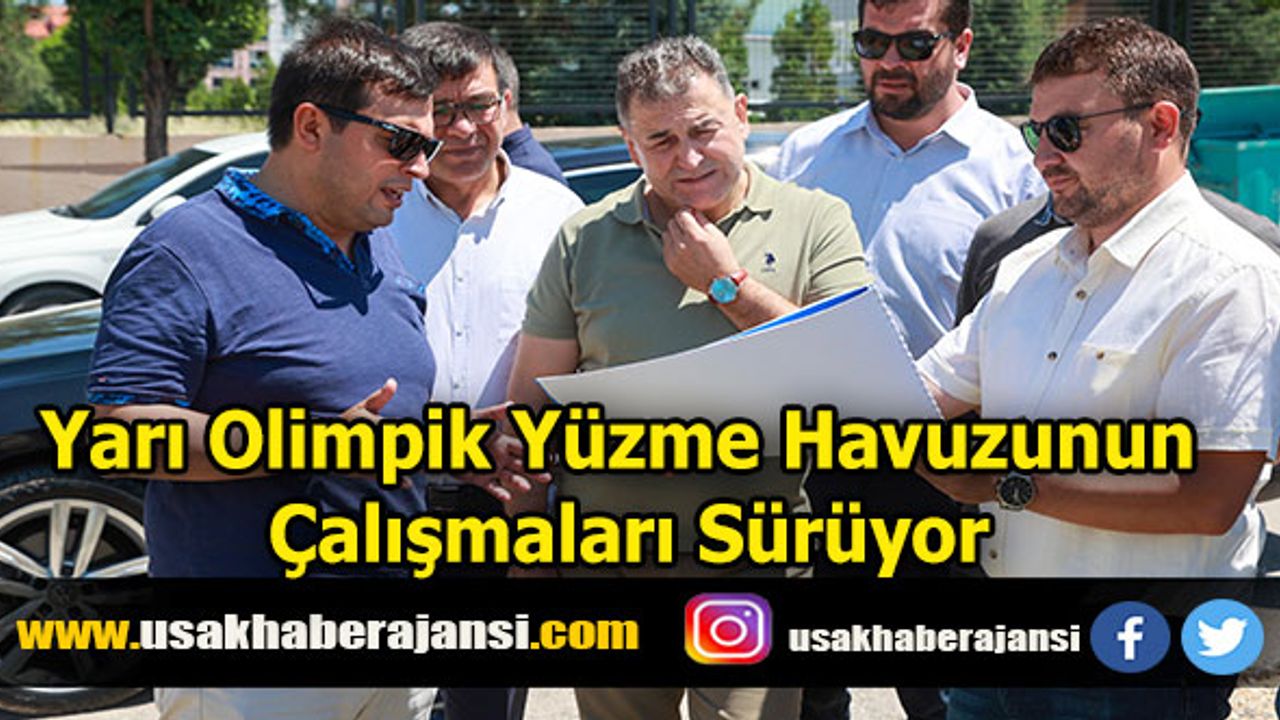 Yarı Olimpik Yüzme Havuzunun Çalışmaları Sürüyor