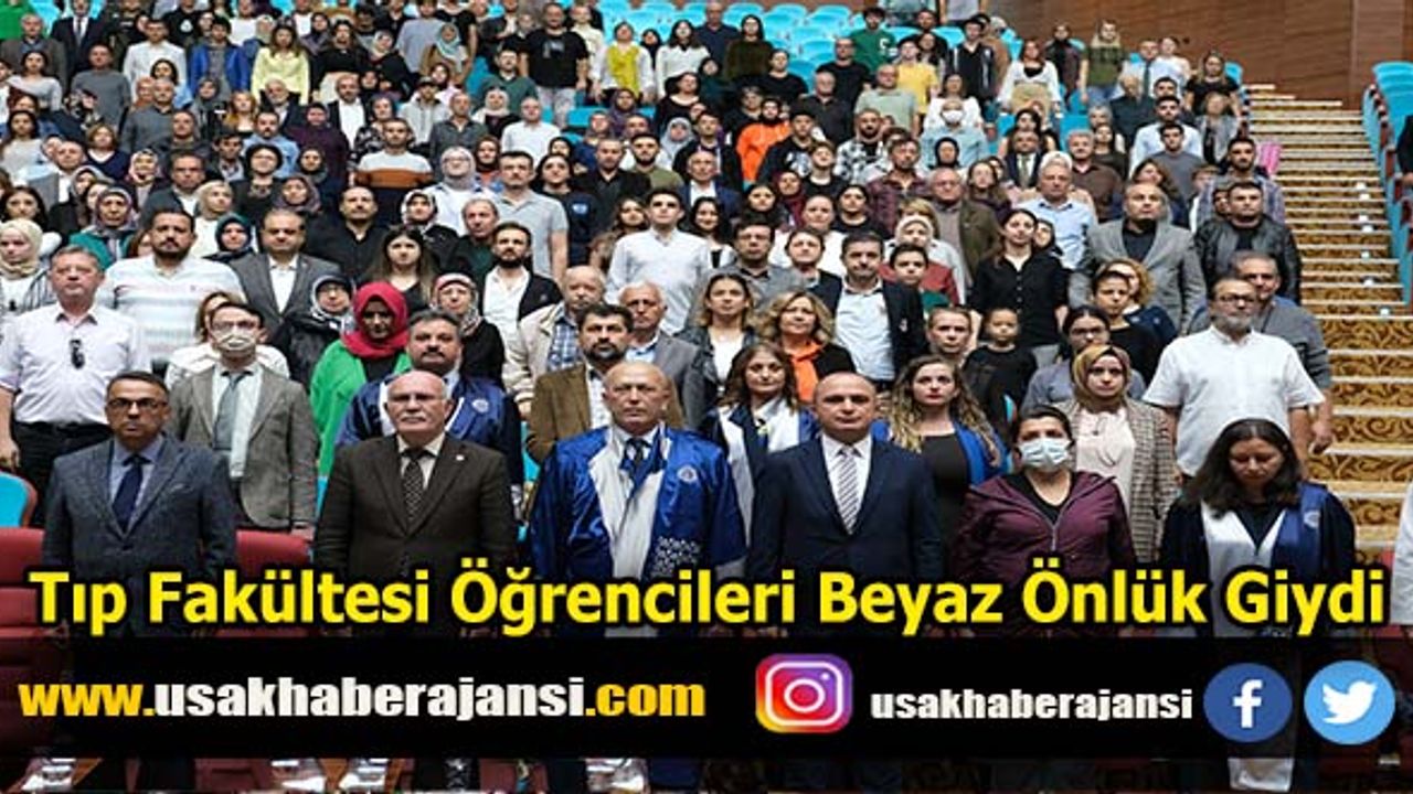 Tıp Fakültesi Öğrencileri Beyaz Önlük Giydi