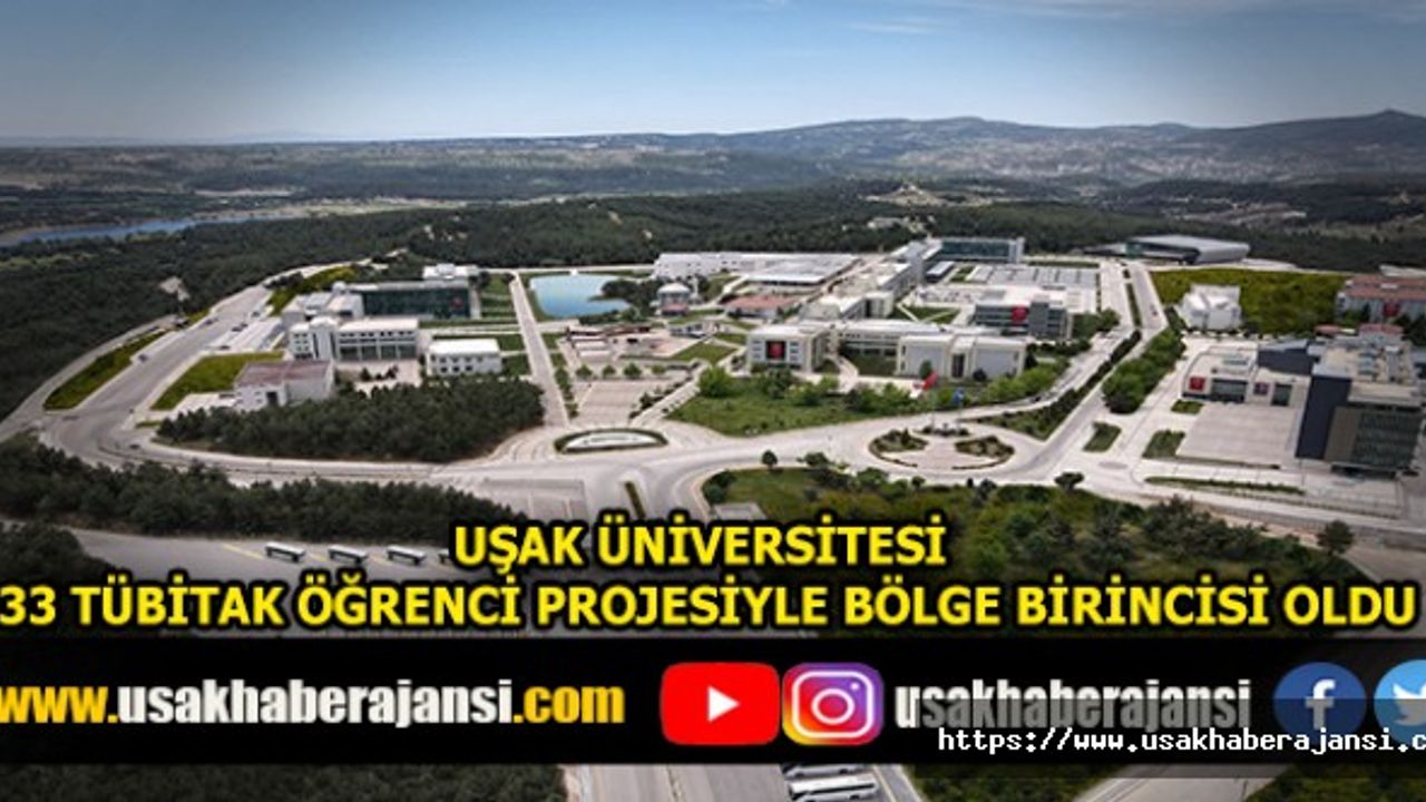 Uşak Üniversitesi 33 TUBİTAK Öğrenci Projesiyle Bölge Birincisi Oldu