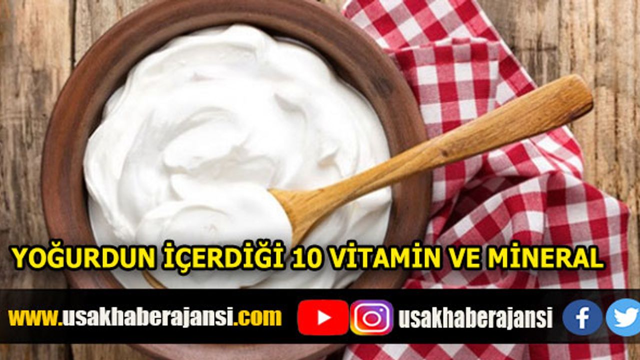 Yoğurdun İçerdiği 10 Vitamin Ve Mineral