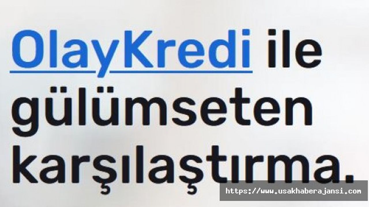 OlayKredi İhtiyaç Duyulan Uzmanlık ve Hak Edilen Hizmeti Sunar