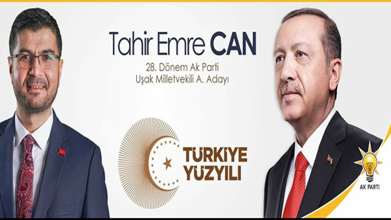 Uşak'ın Sevilen Simalarından Tahir Emre Can, Ak Parti’den Aday Adayı Oldu
