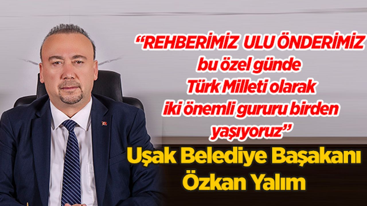 Başkan Yalım'dan 23 Nisan Mesajı