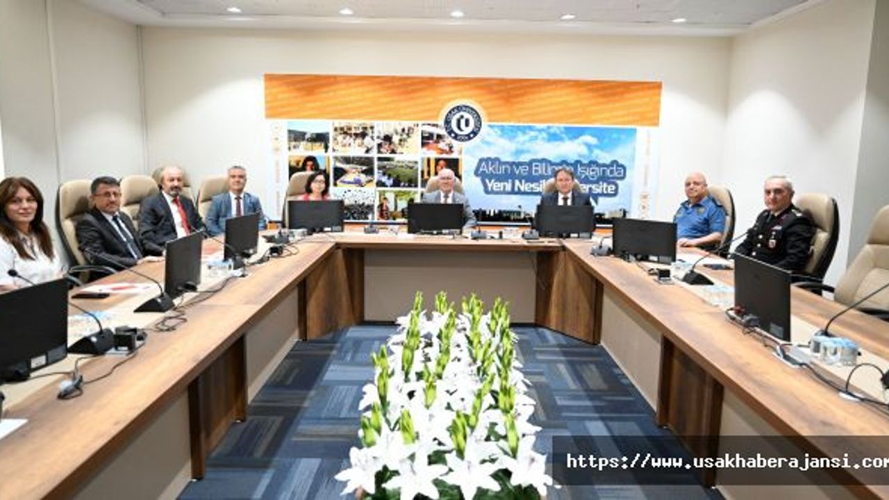 2024 YKS Uşak İl Sınav Koordinasyon Kurul Toplantısı Gerçekleştirildi
