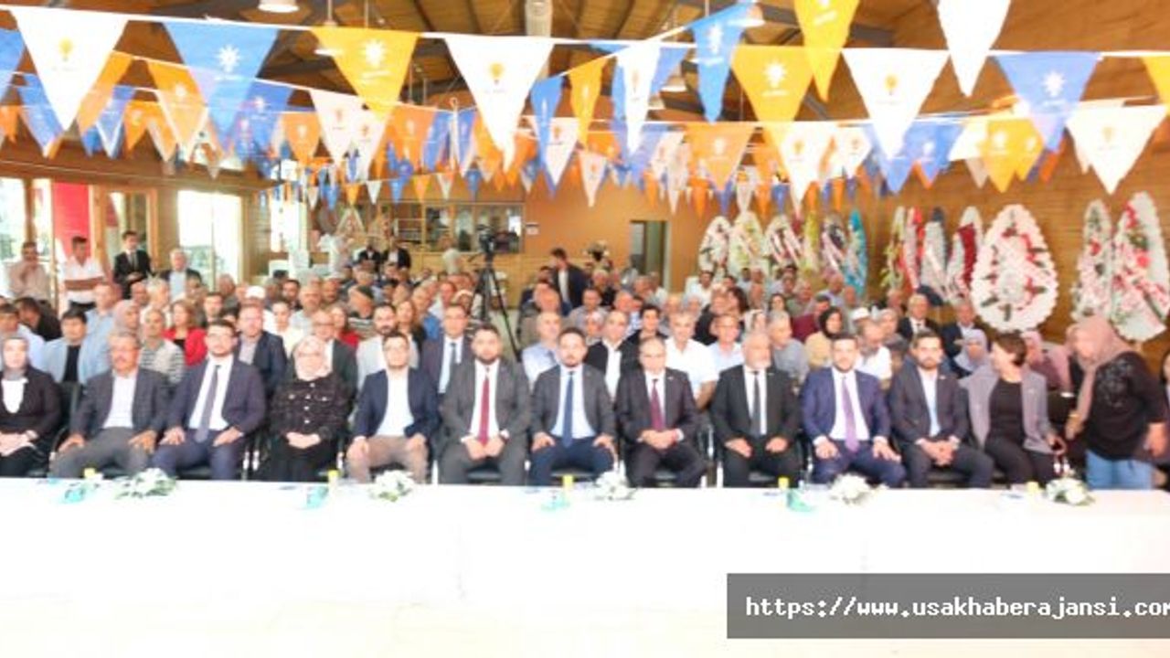 AK PARTİ EŞME İLÇE BAŞKANLIĞI’NIN 8. OLAĞAN GENEL KURULU: ADEM ALKAN YENİDEN SEÇİLDİ