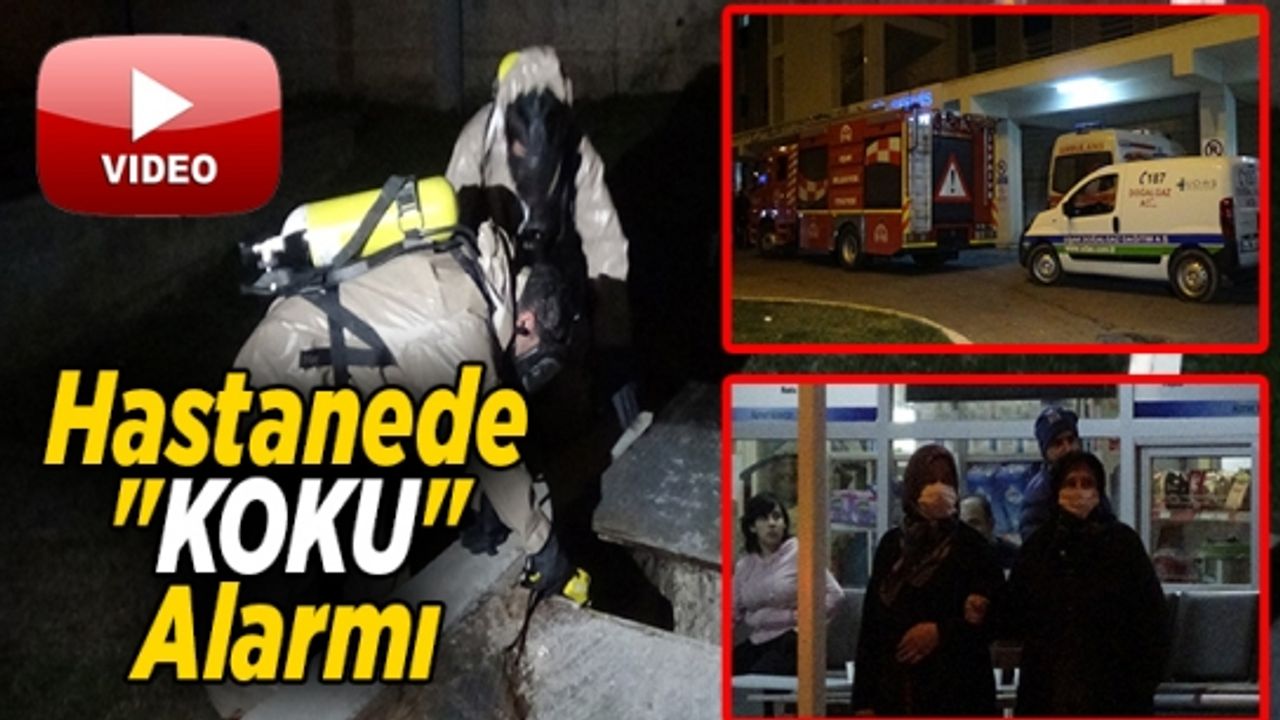 Uşak'ta Hastanede ki "Koku" Ekipleri Alarma Geçirdi