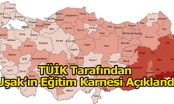 TÜİK tarafından Uşak’ın eğitim karnesi açıklandı