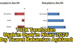 Uşak’ın Nisan 2024 Dış Ticaret Rakamları Açıklandı