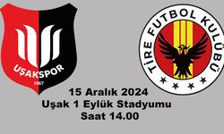 Uşakspor - Tire 2021'i Ağırlıyor