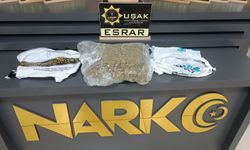 Uşak’ta ele geçirildi tam 1 kilo 100 gram