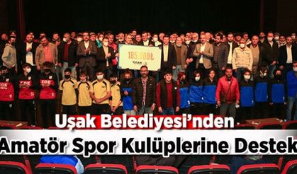 Uşak Belediyesi’nden Amatör Spor Kulüplerine Destek
