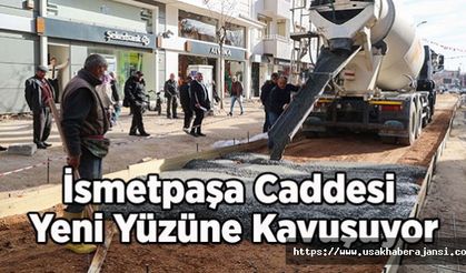İsmetpaşa Caddesi Yeni Yüzüne Kavuşuyor