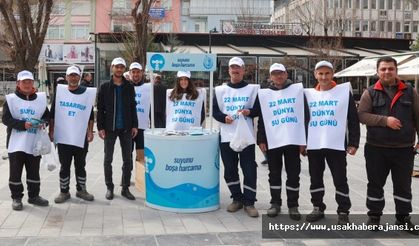Uşak Belediyesi Dünya Su Günü’nü Farkındalık İçin Etkinliklerle Geçirdi