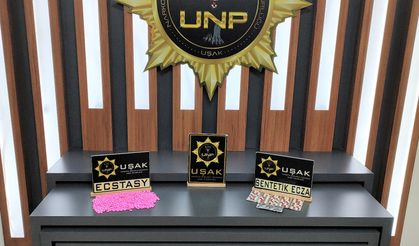 Uşak'ta zehir taciri 3 kişi tutuklandı