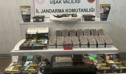 Uşak’ta Kaçak Sigara ve Sigara Ürünü Ele Geçirildi