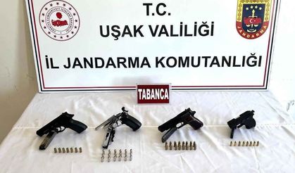 Uşak’ın Eşme İlçesinde Kaçak Silah Operasyonu