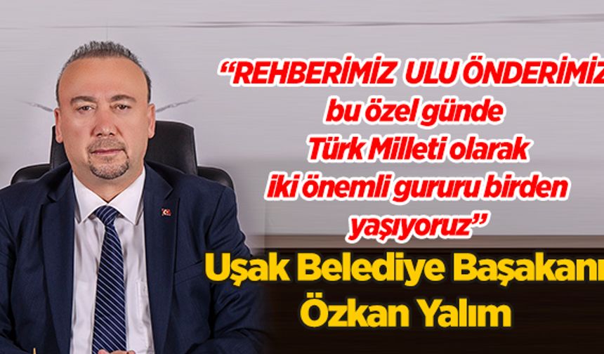 Başkan Yalım'dan 23 Nisan Mesajı