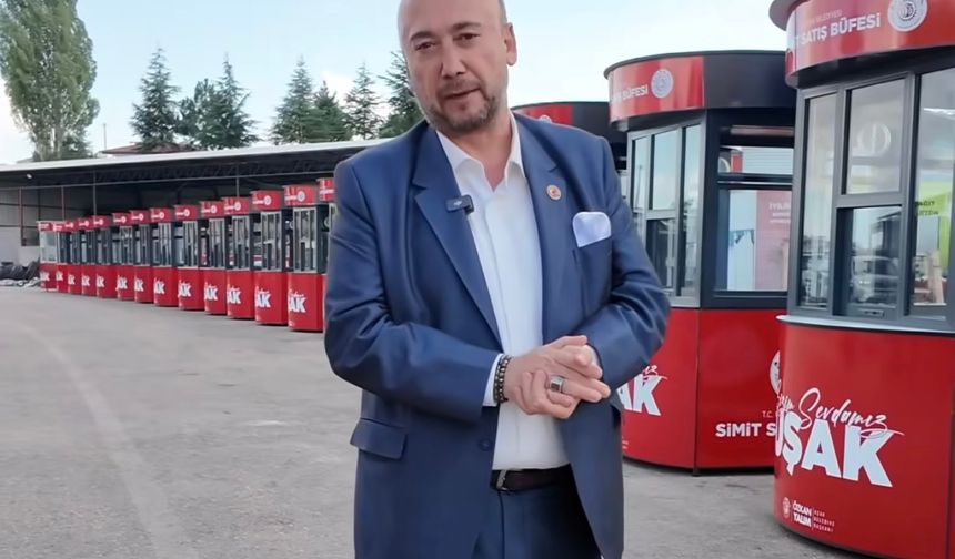 Özkan Yalım'dan simitçi esnafına müjde