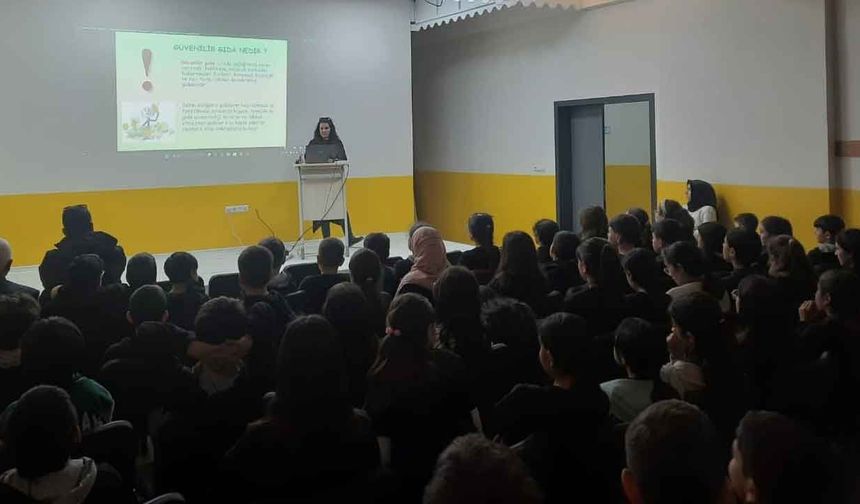 Uşak’ta Öğrencilere Gıda Güvenliği Anlatıldı