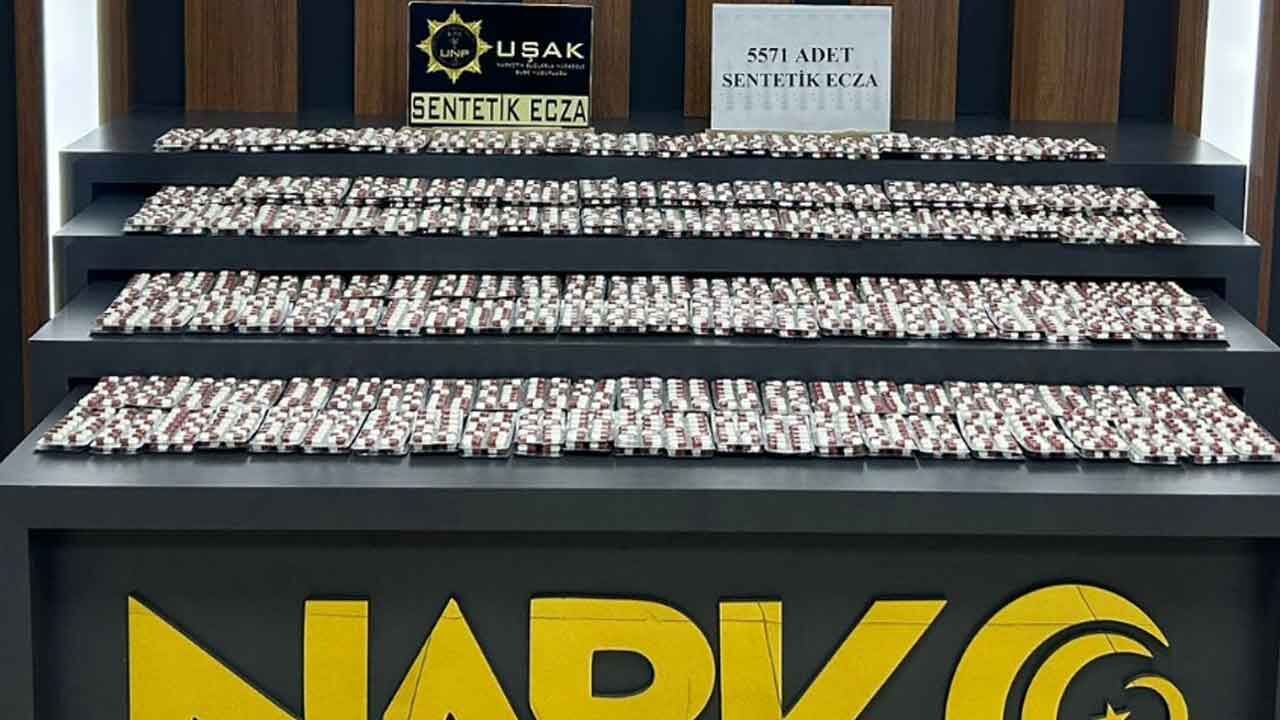 Uşak’ta Ele Geçirildi Tam 5 Bin 571 Adet, 2 Kişi Tutuklandı