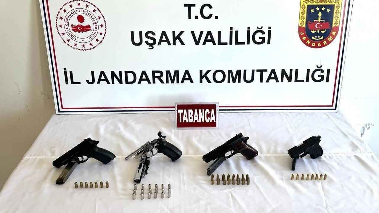 Uşak’ın Eşme İlçesinde Kaçak Silah Operasyonu